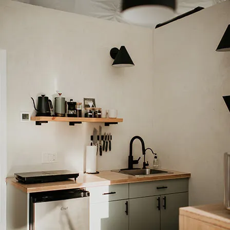 Meadow Dome Full Kitchen