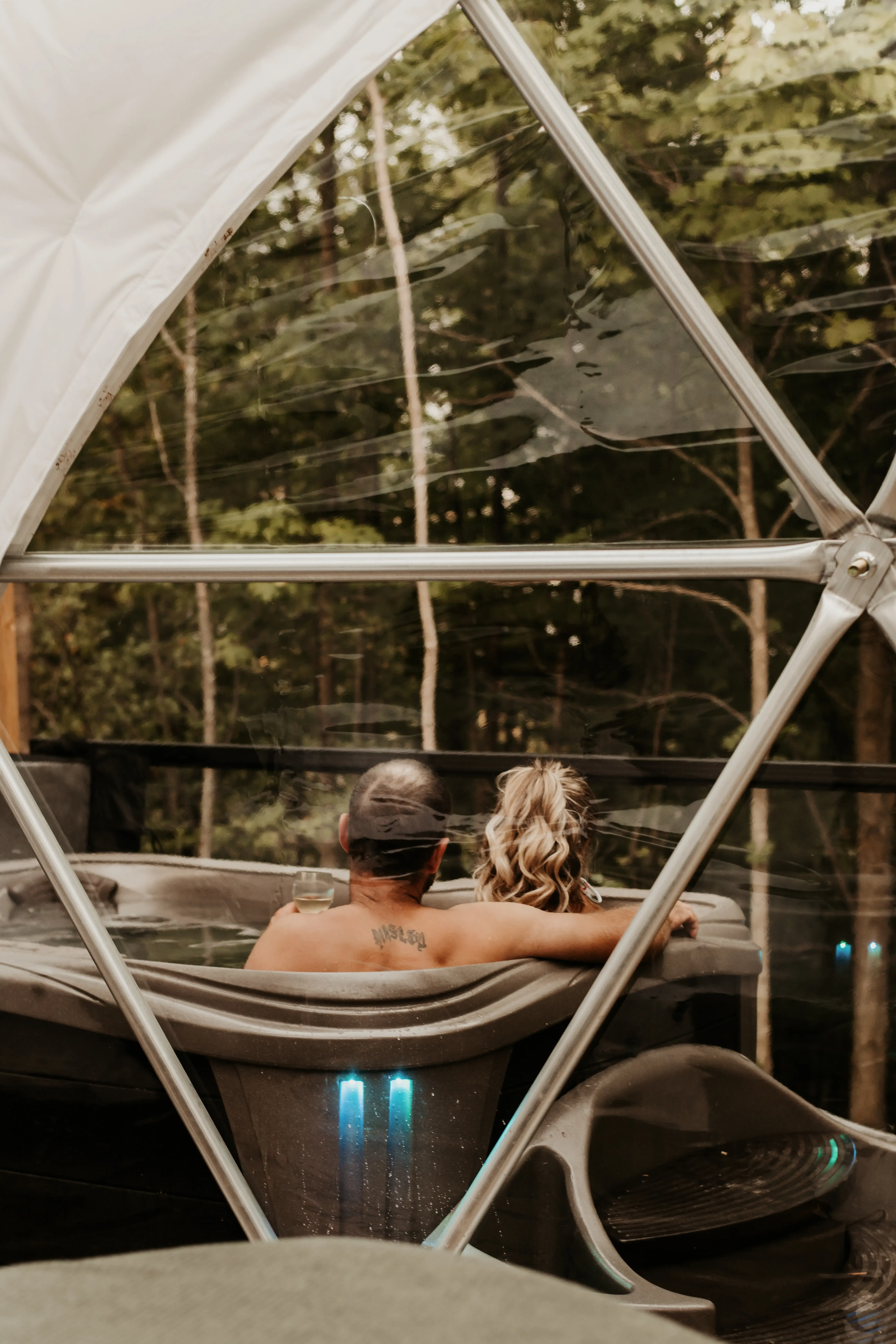 Private Hot Tub View From The Dome