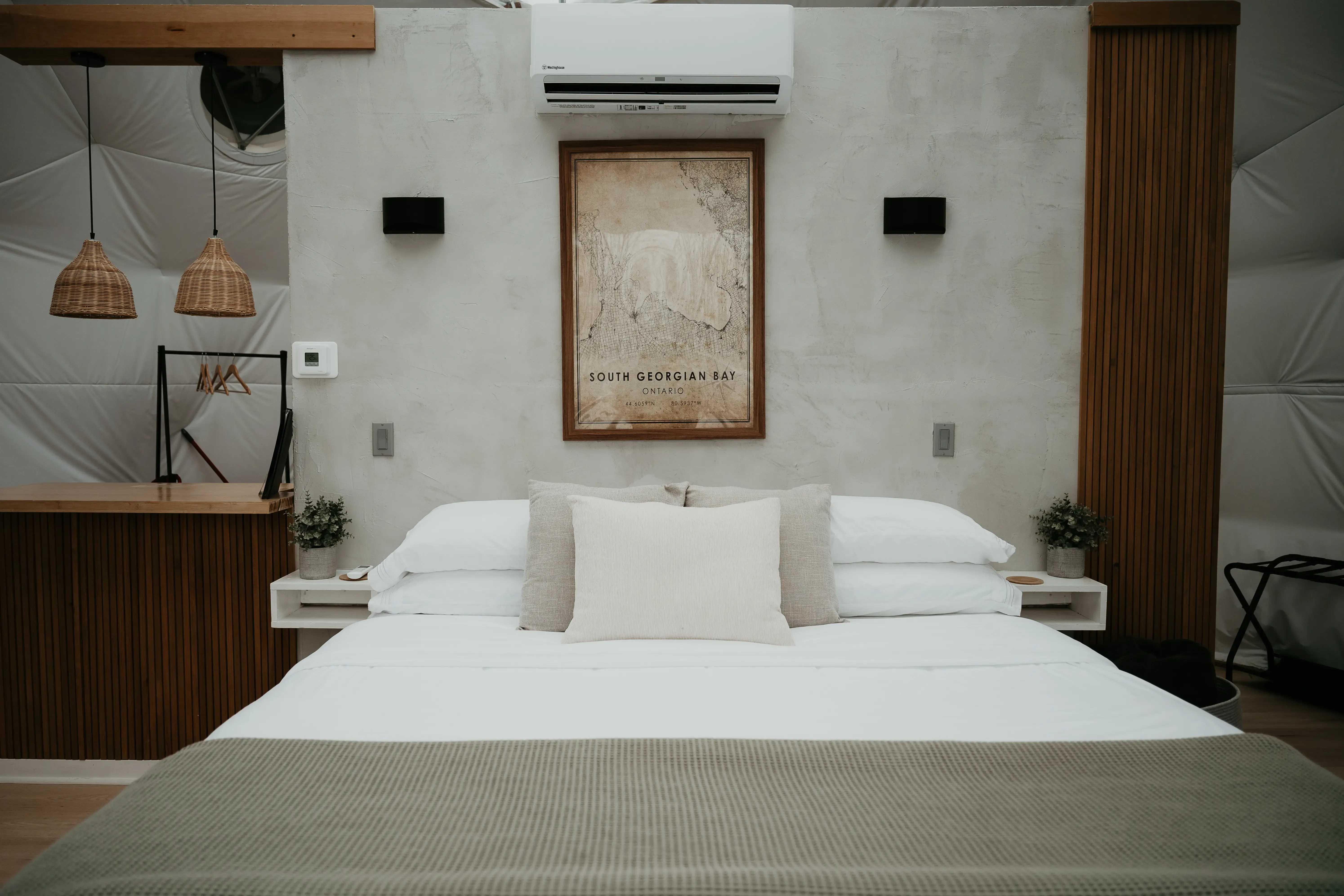 Forest Dome Bedroom Interior