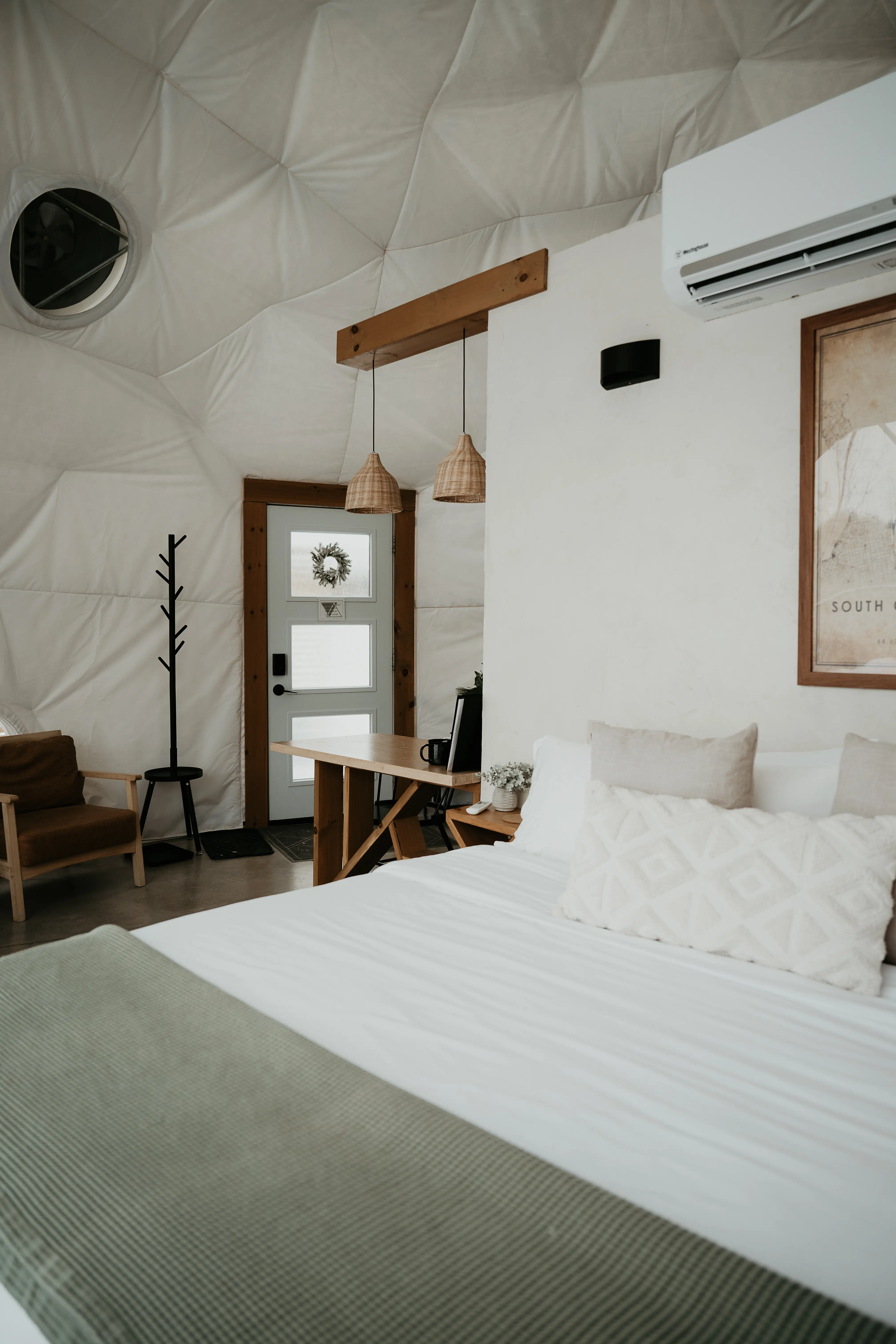 Meadow Dome Bedroom And Dining Area