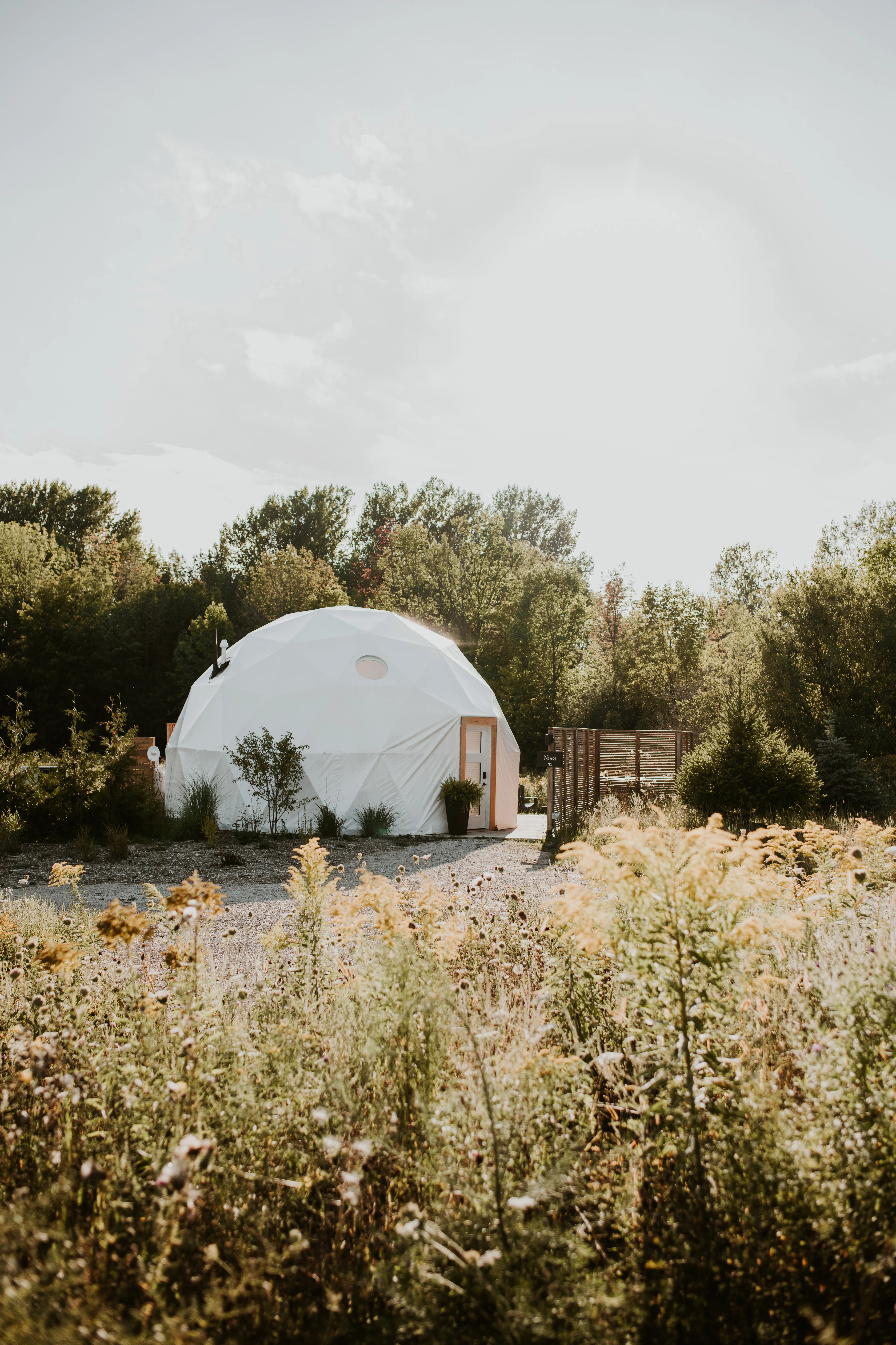 Meadow Dome In The Countryside