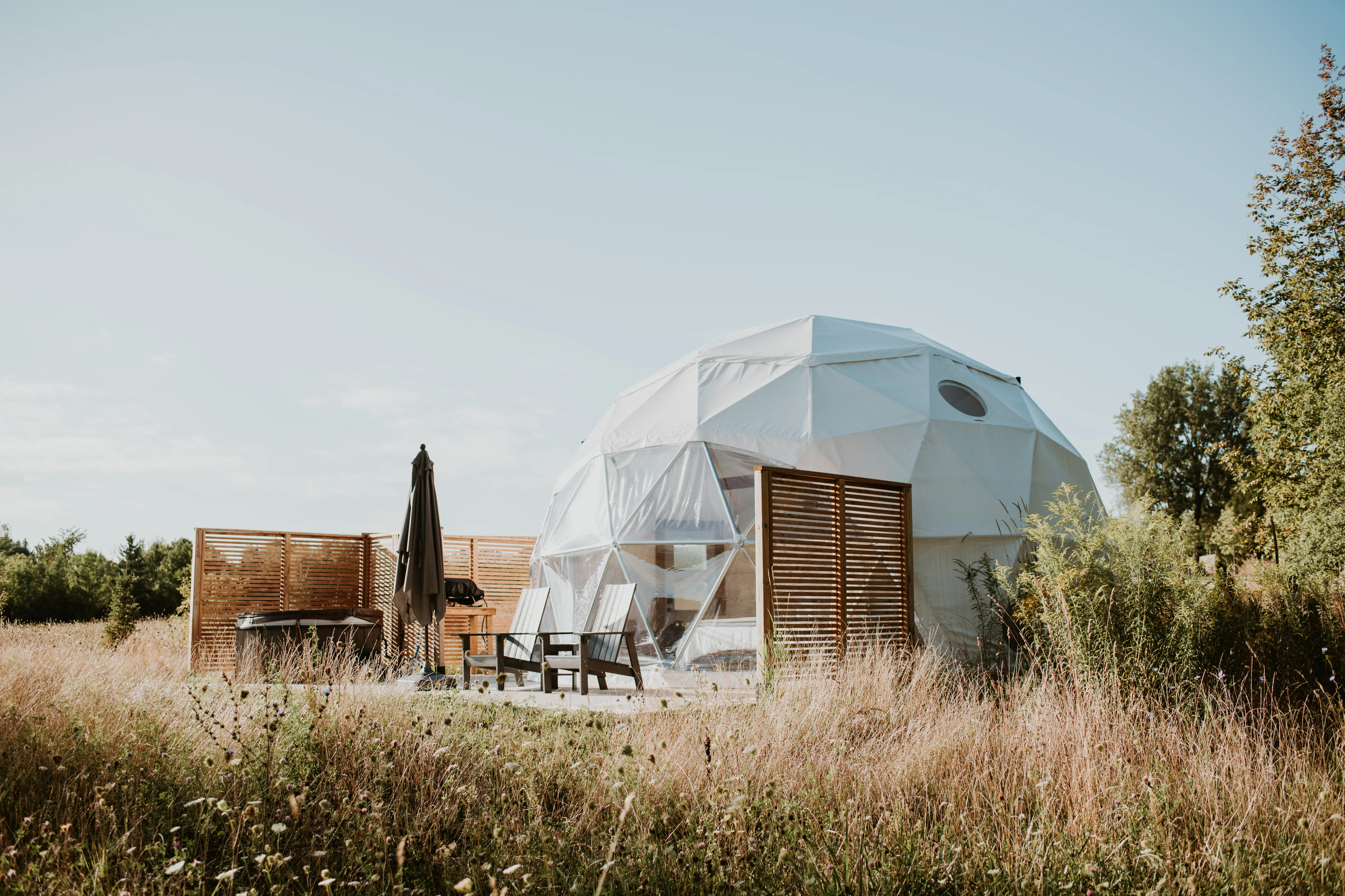 Meadow Dome Outdoor Living Space