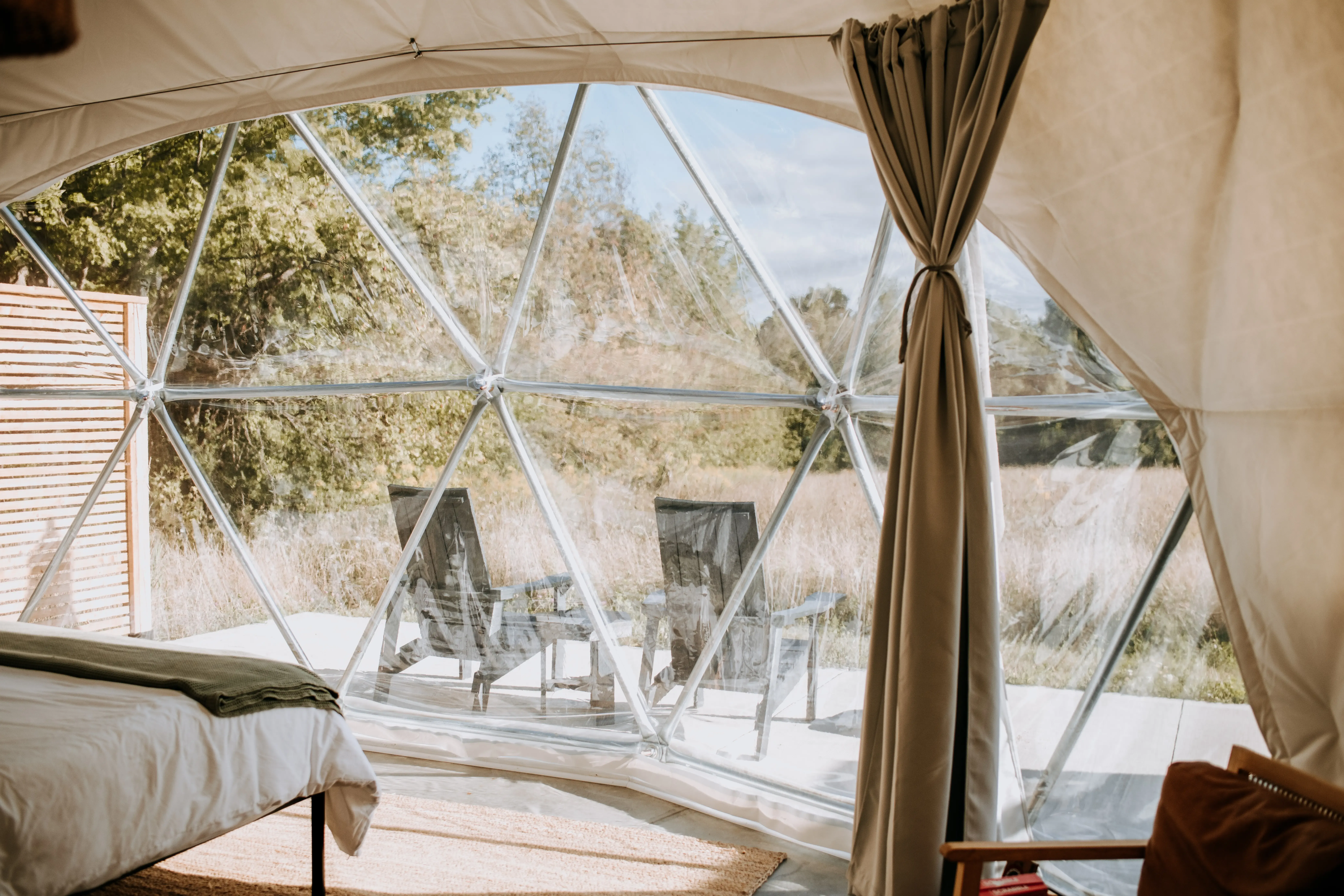 Meadow Dome View From The Bed