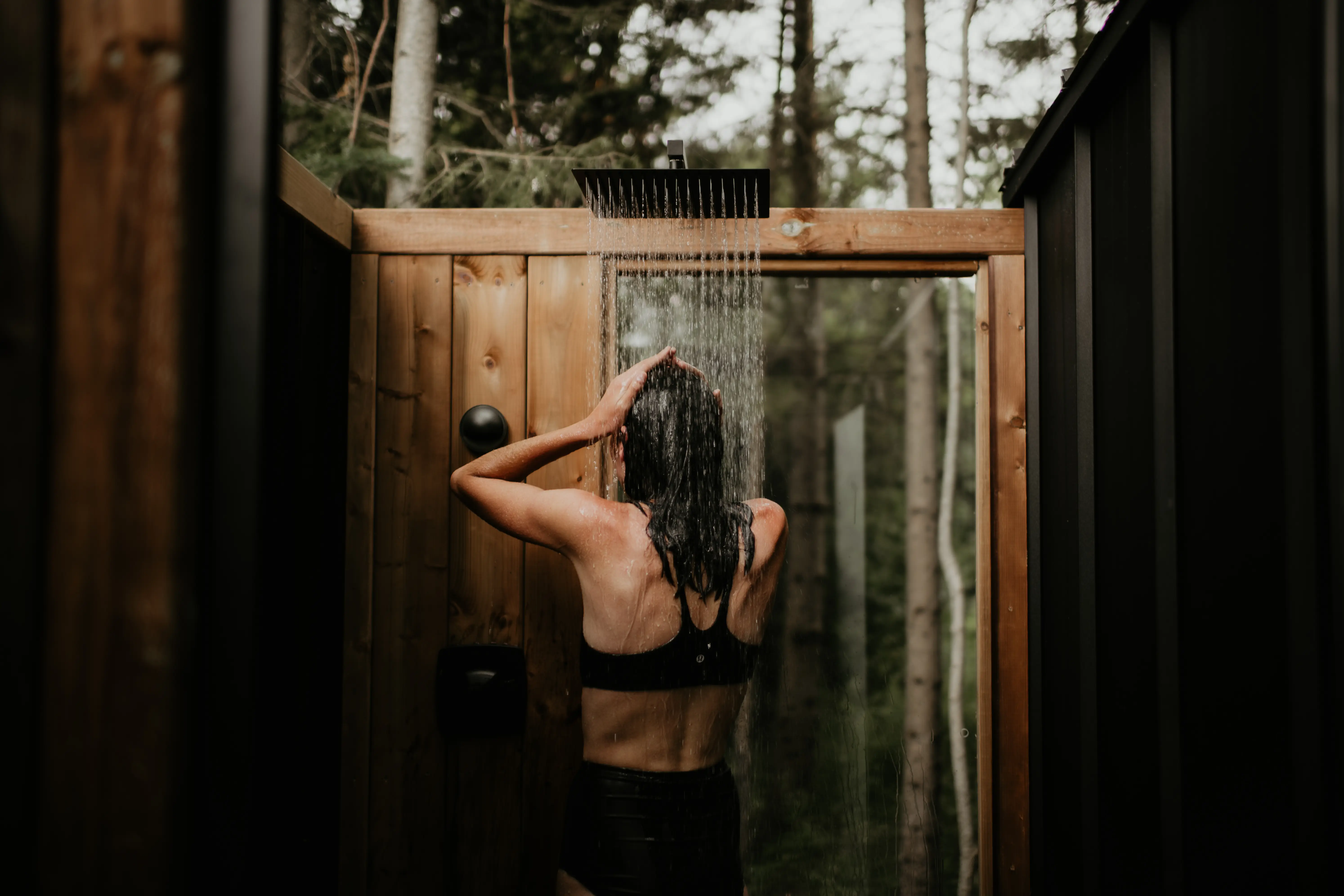Outdoor Sauna Shower