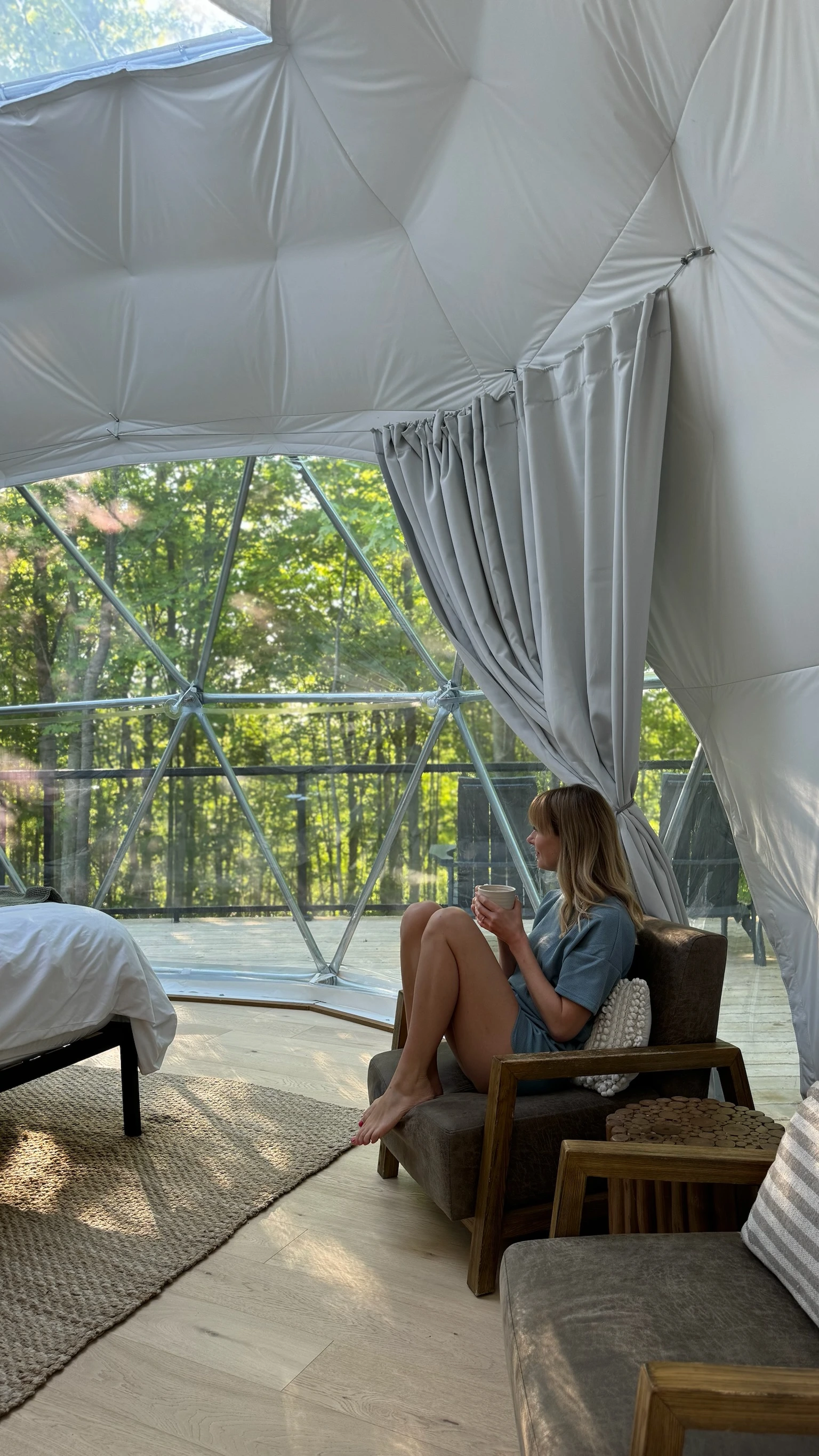 Spring Morning Coffee In The Dome
