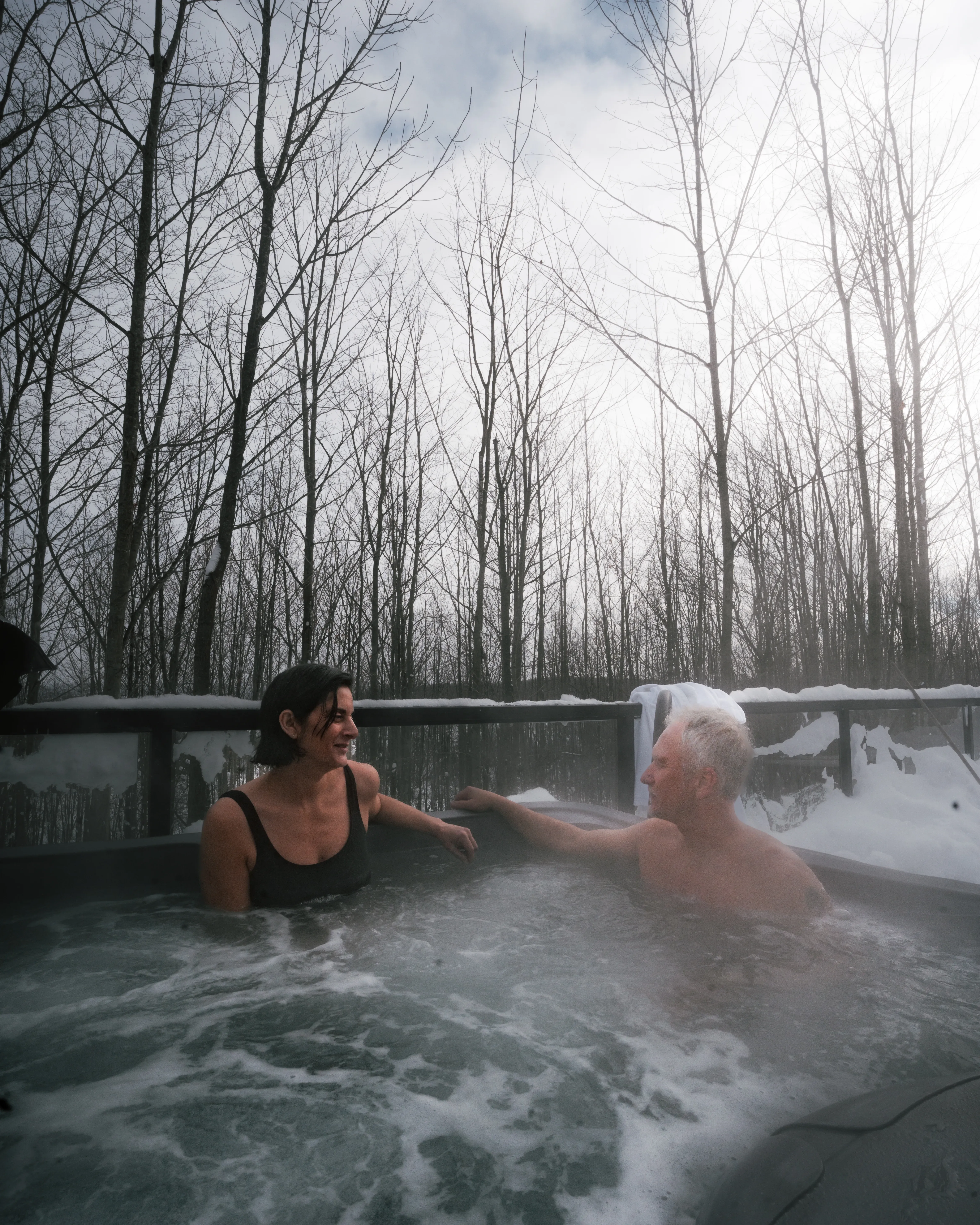 Winter Hot Tub Escape