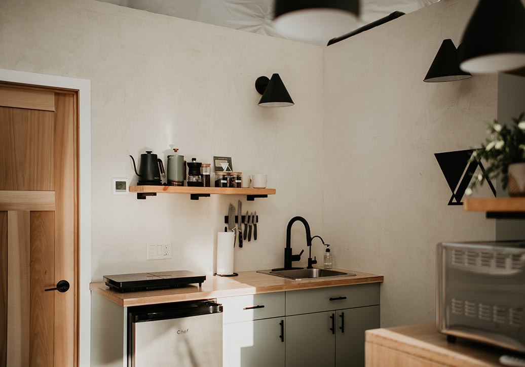 Meadow Dome Kitchen