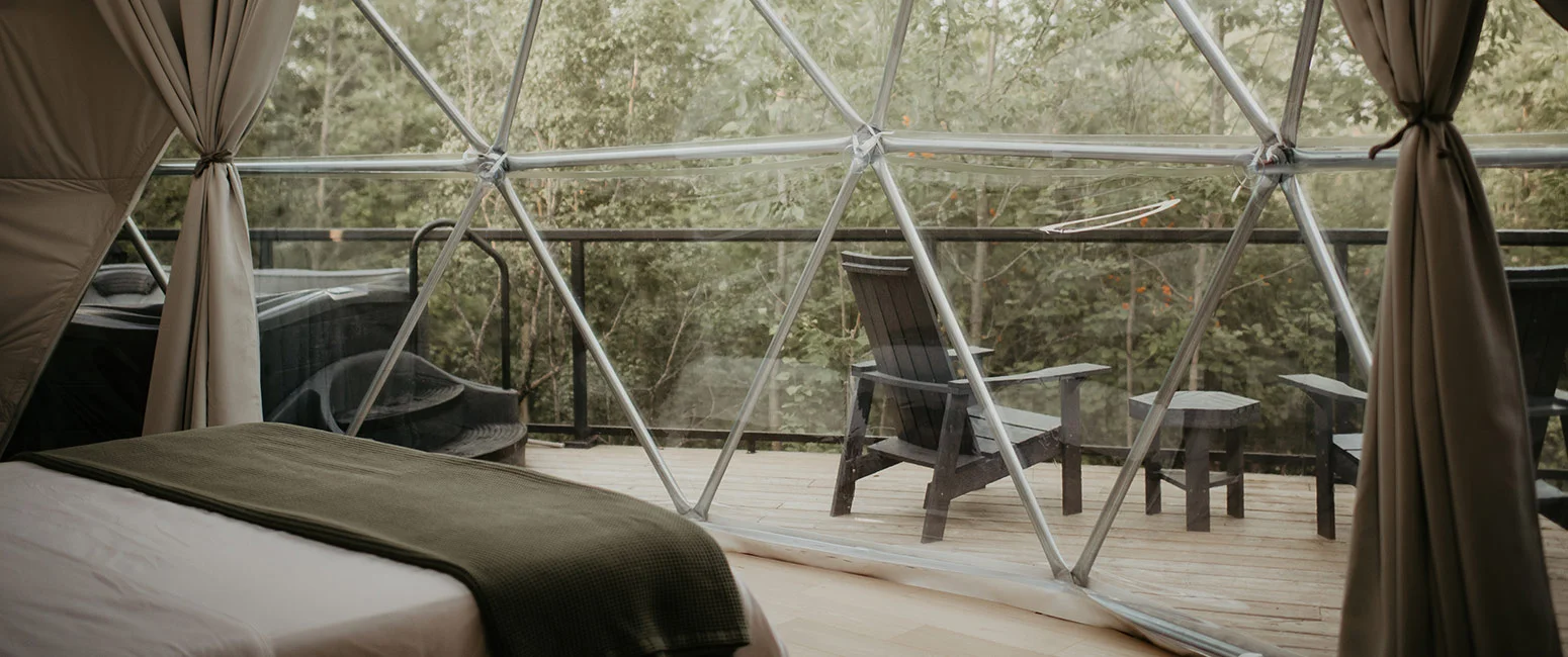 Forest Dome View From The Bed